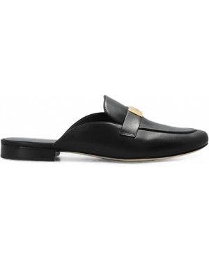 Tory Burch Leelee Loafer Mules - Black