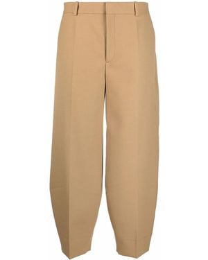 Rodebjer Mid-Rise Cropped Pants - Natural