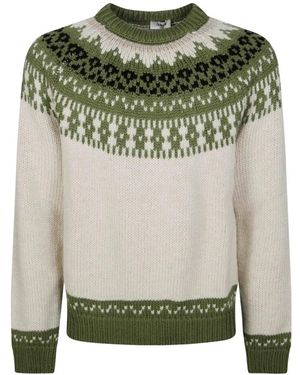 Altea Crew-Neck Long-Sleeve Jumper - Green