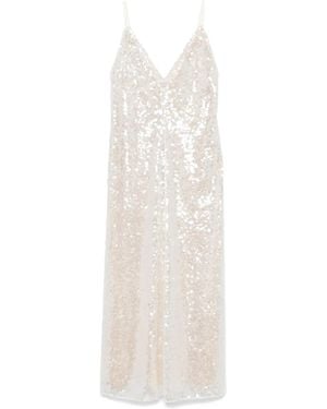 Philosophy Di Lorenzo Serafini Sequinned Dress - White