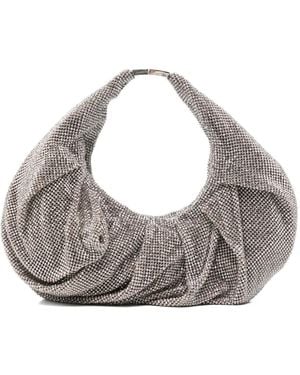 Benedetta Bruzziches Silk Tote Bag - Grey