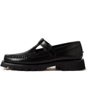 Hereu Alber Sport T-Bar Loafers - Black