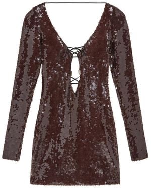 16Arlington Solarium Sequin-embellished Dress - Purple