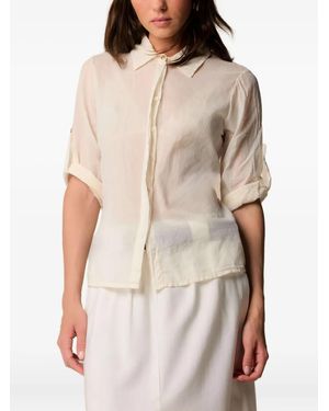 Kocca Hodin Blouse Met Knopen - Naturel