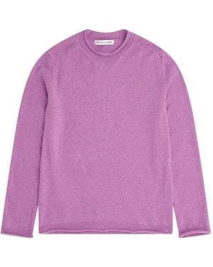 Comme des Garçons Crew-Neck Sweater - Purple