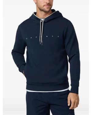Hackett Sudadera Con Capucha Y Logo - Azul