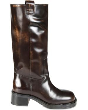 Alohas Sajan Pull-Tab Boots - Brown