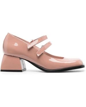 NODALETO Bulla Bacara Mary-Jane Court Shoes - Pink