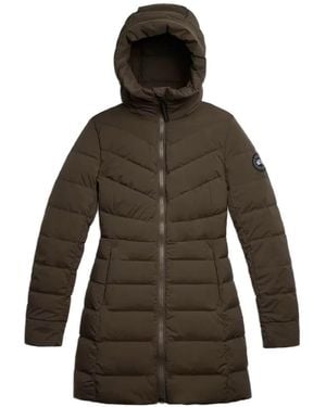 Canada Goose Clair Hooded Padded Coat - Brown