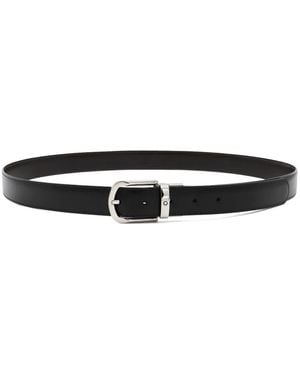 Montblanc Logo-Detail Belt - White