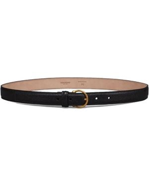 Thom Browne Leather Belt - White
