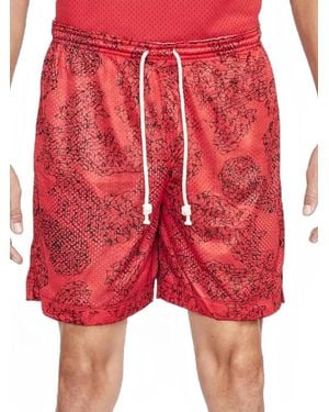 Nike Dri-Fit Standard Issue Reversible Shorts - Red