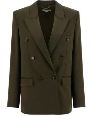 Stella McCartney Double-Breasted Blazer - Green