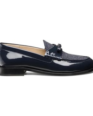 Stuart Weitzman Lottie Bow Loafers - Blue