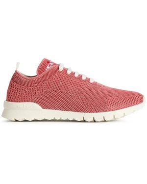 Kiton Fits Knitted Trainers - Pink