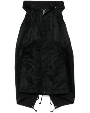Sacai Hooded Dress - Black