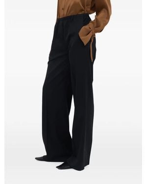 Christian Wijnants Pune Elasticated-Waist Wide-Leg Trousers - Blue