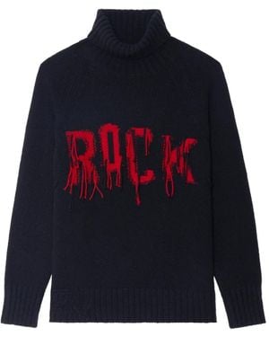 Zadig & Voltaire Maglione A Collo Alto - Blu