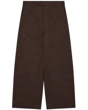 Comme des Garçons Wide-Leg Trousers - Brown
