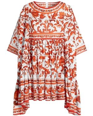 Dolce & Gabbana Long Kaftan Dress - Red