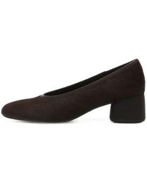 Vagabond Shoemakers Livia Pony-Hair Block-Heel Pumps - Black