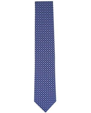 Brioni Pattern Tie - Blue