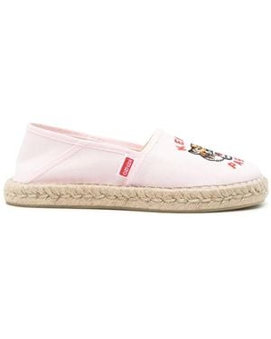 KENZO Espadrillas Lucky Tiger Con Ricamo - Rosa