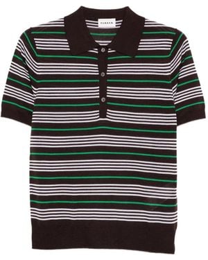 P.A.R.O.S.H. Polo À Rayures - Black