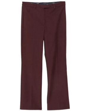 Max Mara Pantalones Slim Umanita - Morado