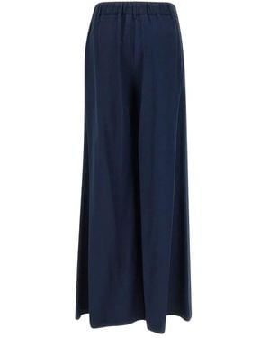 Kaos Broek Van Linnenblend - Blauw