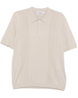 J.Lindeberg Gestricktes Reymond Poloshirt - Weiß