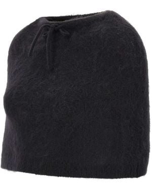 a. roege hove Maja Shrug Drawstring Jacket - Black