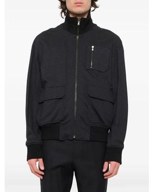 WOOYOUNGMI Reversable Bomber Jacket - Black