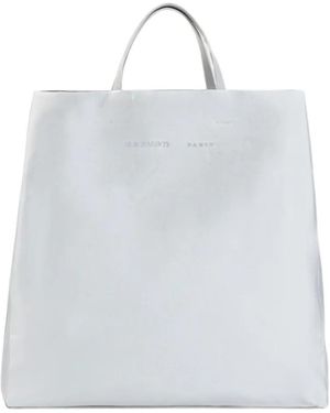 Carven Jeanne Logo-Embroidered Tote Bag - White