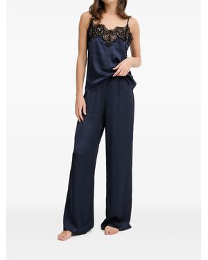 Guess Daphne Lace Pajamas - Blue