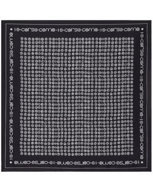 10 Corso Como Patterned Scarf - Black