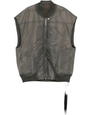 Rick Owens Oversized Gilet - Gray