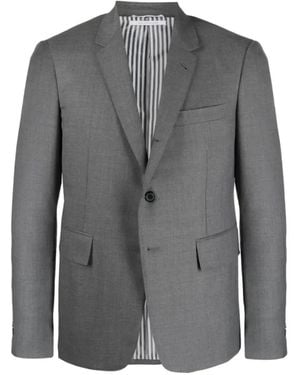 Thom Browne Super 120's Twill High Armhole Sportcoat - Grey