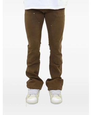 flâneur Carpenter Flared Jeans - Brown