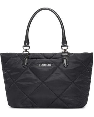 MZ Wallace Borsa Tote Madison Piccola Con Design Trapuntato - Nero