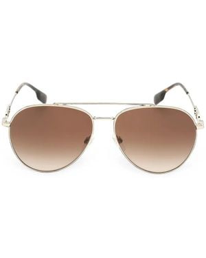 Burberry Pilot-Frame Sunglasses - Natural