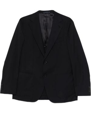 Caruso Aida Notched-Lapel Blazer - Black