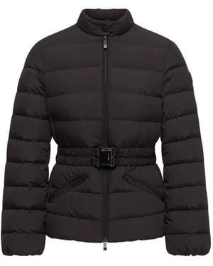 Moncler Esthetique Quilted Belted Jacket - Black