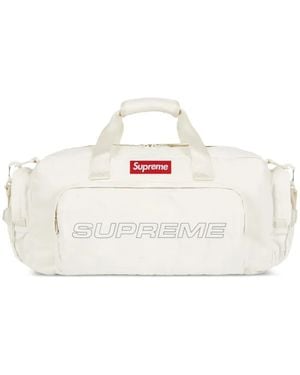 Supreme "White" Reisetasche aus Denim - Weiß