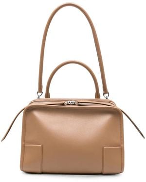 Loewe Amazona Leren Shopper - Naturel