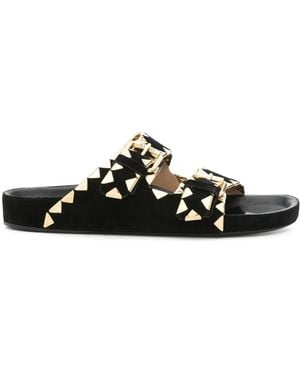 Isabel Marant Sandali Slides Lennyo - Nero