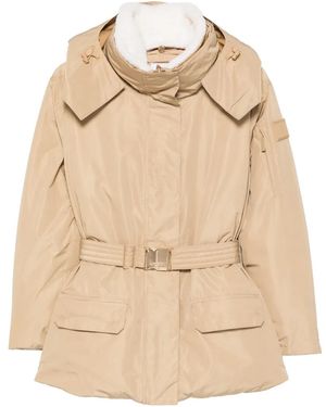 AMERL Aurora Belted Hooded Jacket - Natural