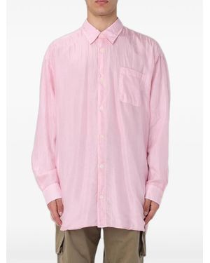 Our Legacy Darling Chest-Pocket Shirt - Pink