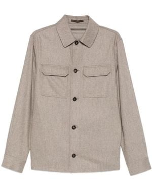 Incotex Chest-Pockets Shirt - Grey