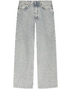 Acne Studios アシッドウォッシュ ジーンズ - グレー